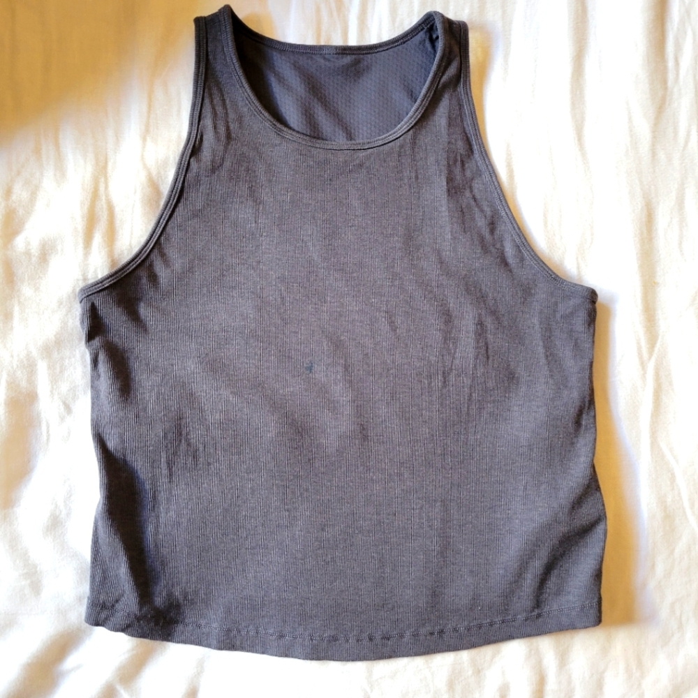 Vuori Dark Gray Women's Tank Top - Picture 2 of 6